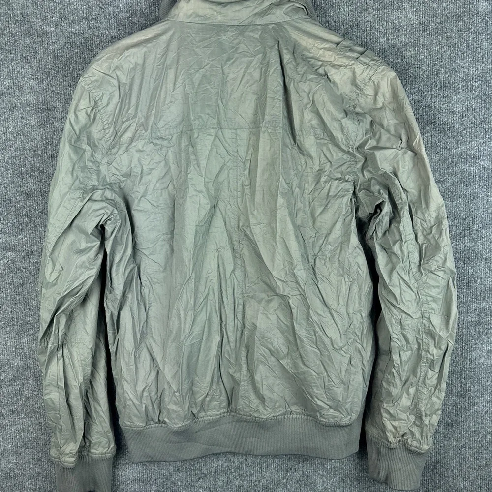 Bench Bomber Utility Jacket Windbreaker Large Mesh-Lined Gray